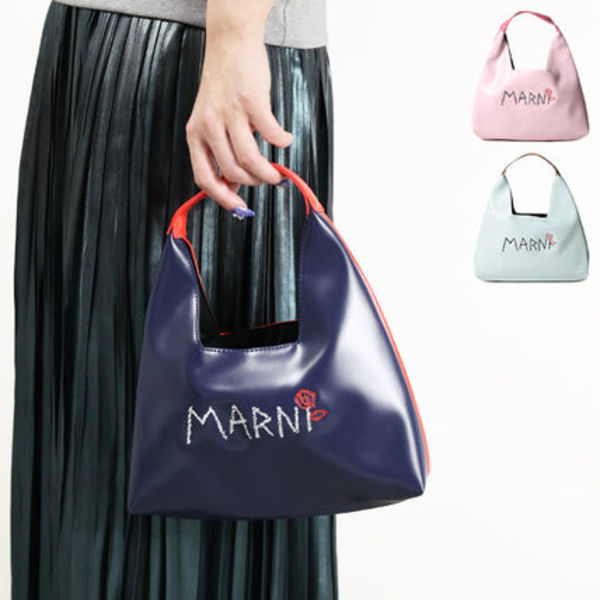 MARNI キッズ トートバッグ レディース 合成皮革 M01478 M00TK