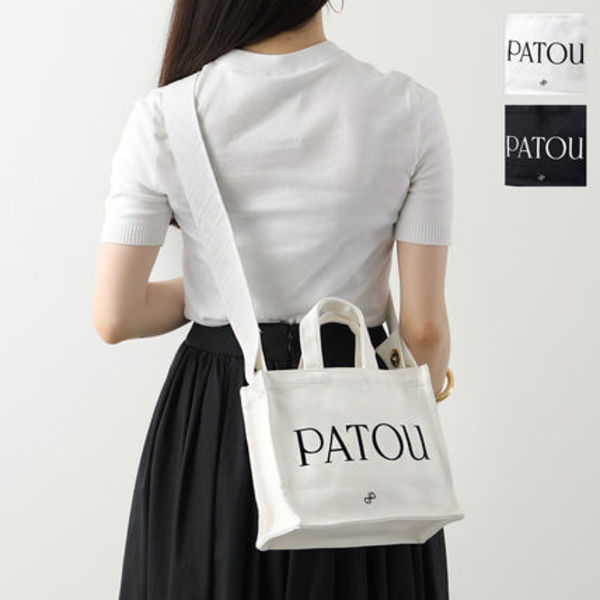 PATOU ショルダーバッグ AC0250076 キャンバス ロゴ