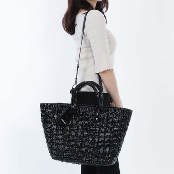 【国内即発】BALENCIAGA 671346 2IE2Y 1000 Bistro S バスケット