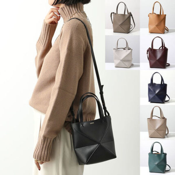 LOEWE トートバッグ A657V25X01 PUZZLE FOLD TOTE MINI