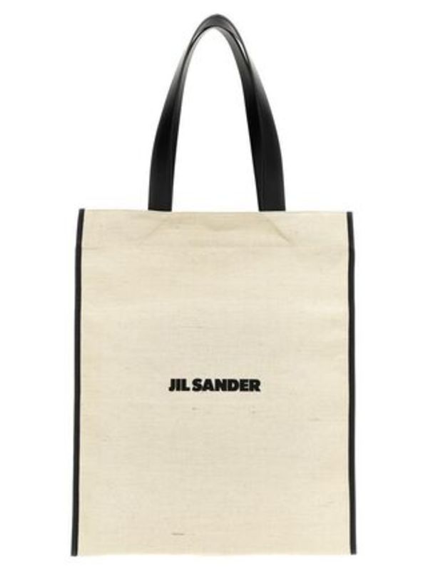 国内発 Jil Sander ロゴキャンバスショッピングトートバッグ