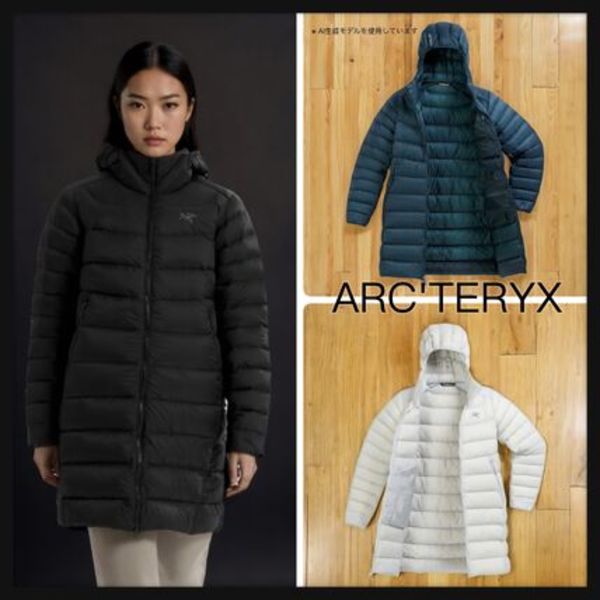 【ARC'TERYX】CERIUM MID COAT WOMEN'S ダウン フード 軽量 3色