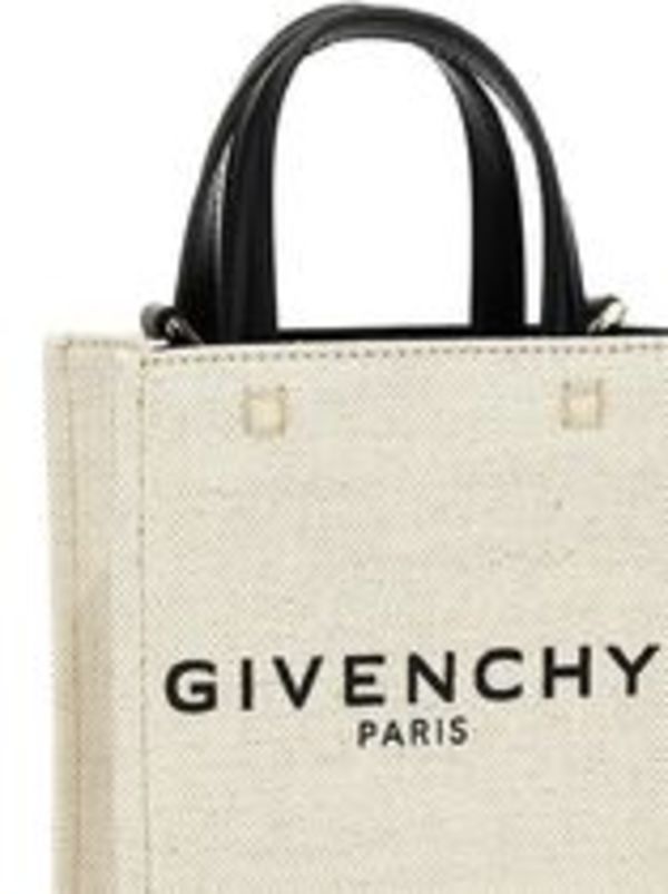 送関込★GIVENCHY★Gロゴ キャンバス トートバック★BEIGE