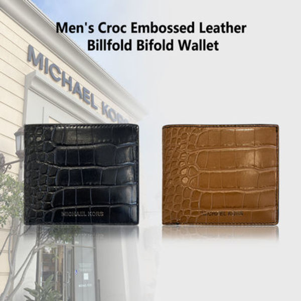 即発 アウトレット MICHAELKORS メンズ 二つ折り財布 36F1LC0F1E