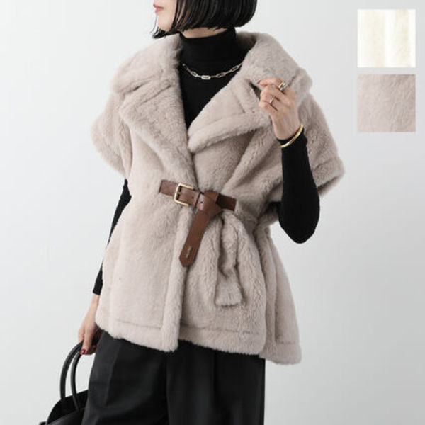 MAX MARA ケープ NEWABAVO ニューアバボ テディベア