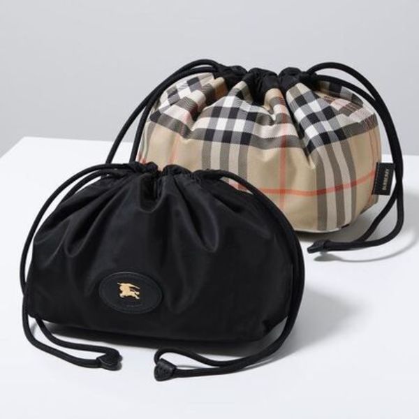 BURBERRY ハンドバッグ LS DRAWSTRING POUCH REV