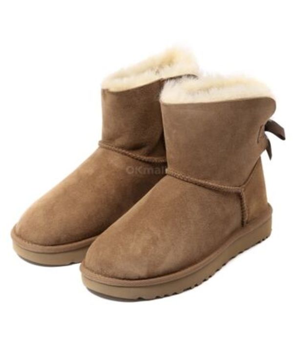 UGG|BOOTS (MINI BAILEY BOW II BOOT - CHESTNUT (1016501)