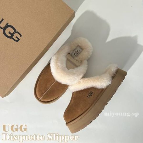 UGG【関税/送料込】UGG Disquette Slipper Chestnut★