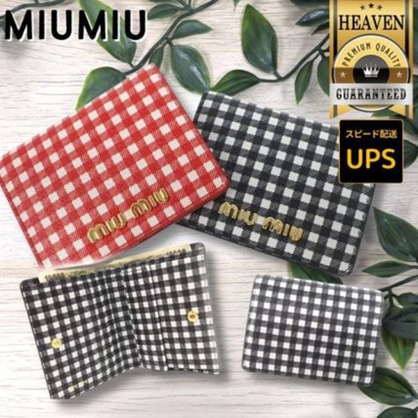 6万取引突破★UPS速達便!【MIUMIU★ミュウミュウ】5MV204_54V