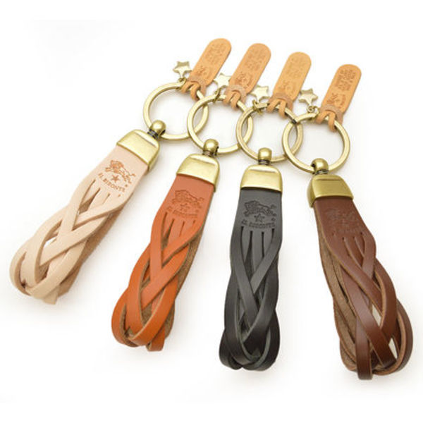 IL BISONTE イルビゾンテ キーホルダー レザー 4カラーeib23w007