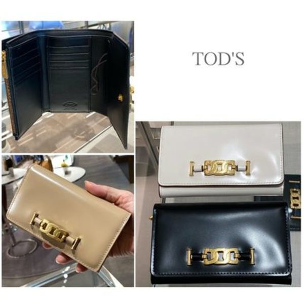 関税込★TOD'S★Kate カーフスキン 3つ折財布