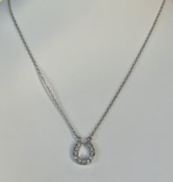 スワロフスキー towards ネックレス ホースシュー