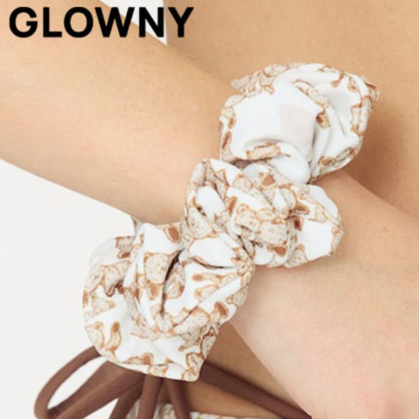★GLOWNY★SUMMER DREAM SCRUNCHIE (MILK BEAR)★正規品/人気