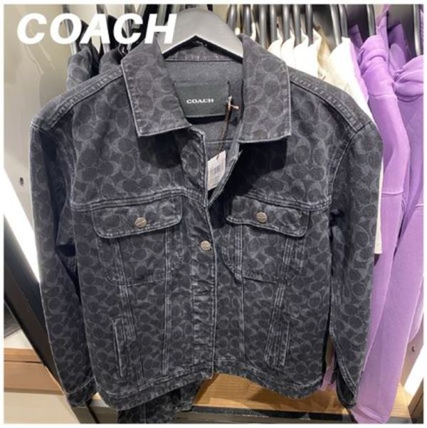 【COACH】☆レディース☆お洒落☆Signature Denim Jacket