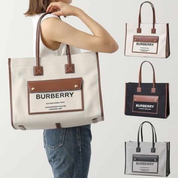 BURBERRY トートバッグ VIA MANZONI 8044129 ミディアム