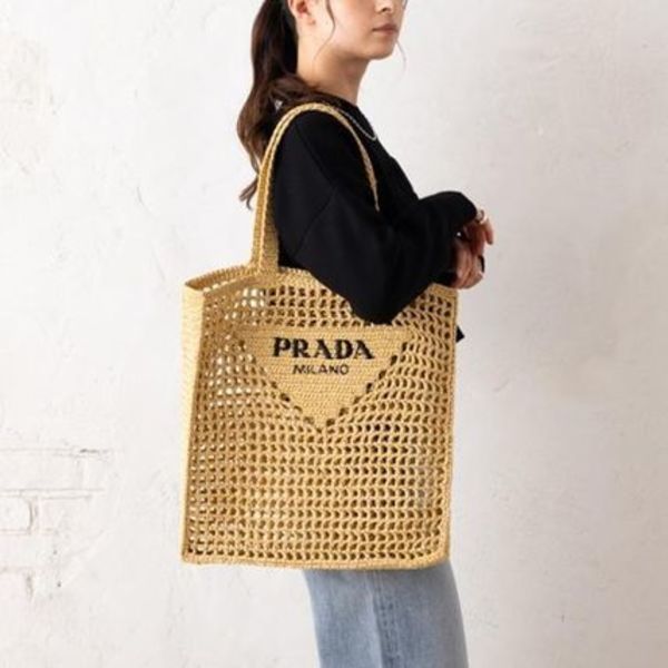 PRADA トートバッグ クロシェ 2VG105 2C2T