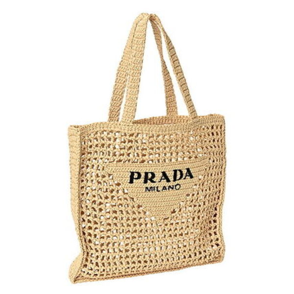 PRADA トートバッグ クロシェ 三角ロゴ トライアングル