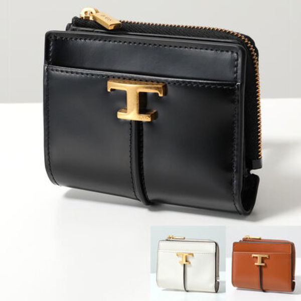 TODS 二つ折り財布 T TIMELESS Tタイムレス
