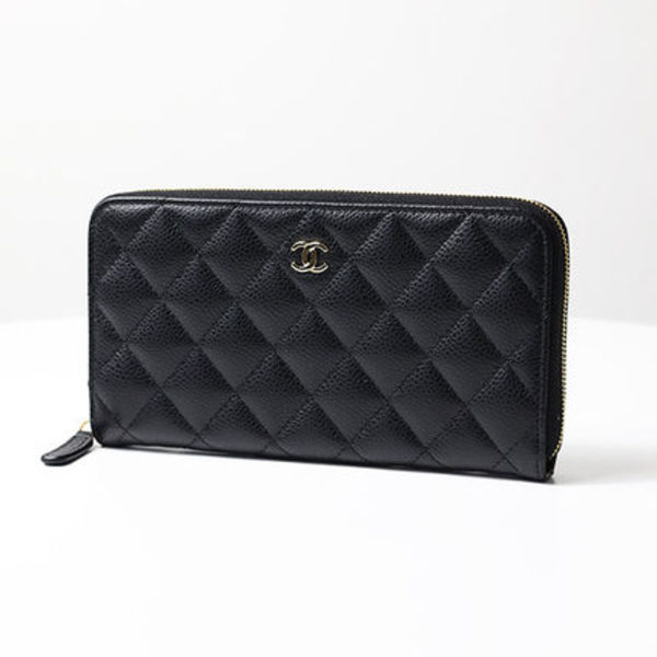 CHANEL シャネル マトラッセ 長財布 小銭入れあり 本革 国内発送