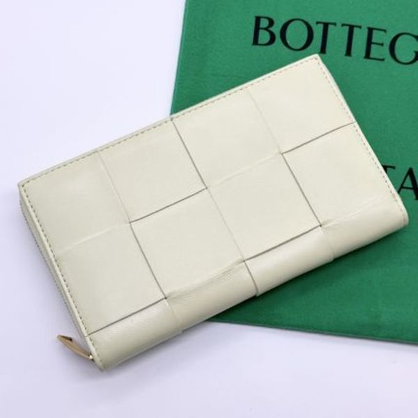 【新品未使用】BOTTEGA VENETA 長財布 カセット ラウンドジップ