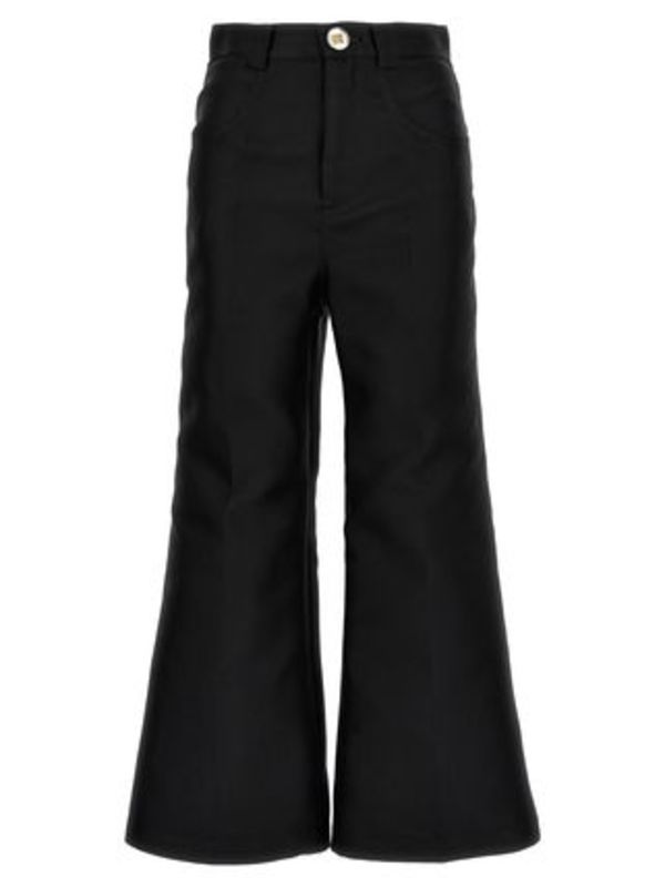 Giambattista Valli Cropped silk blend pants