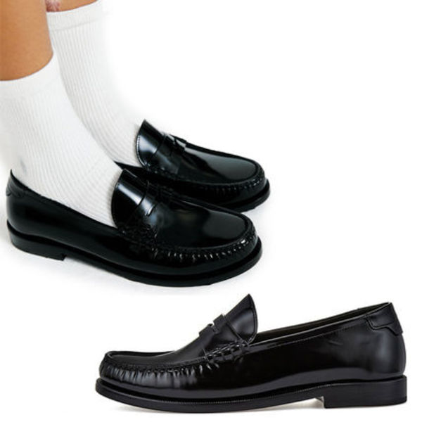 関税負担なし☆Saint Laurent モノグラム ペニーローファー