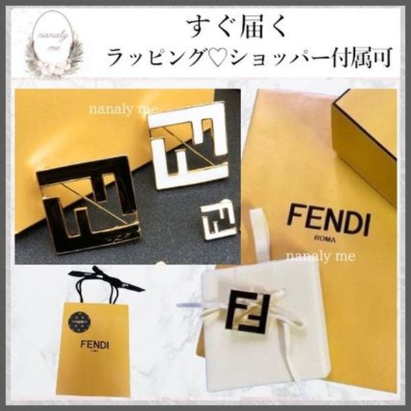 【上品な存在感♡】フェンディ ブローチ  すぐ届く