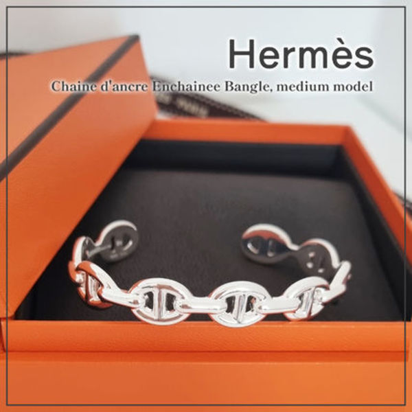 【国内発送】Chaine d'ancre Enchainee Bangle, medium model