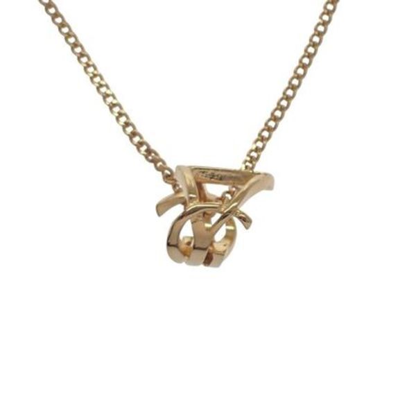 SAINT LAURENT カサンドラ ネックレス メタル ゴールド