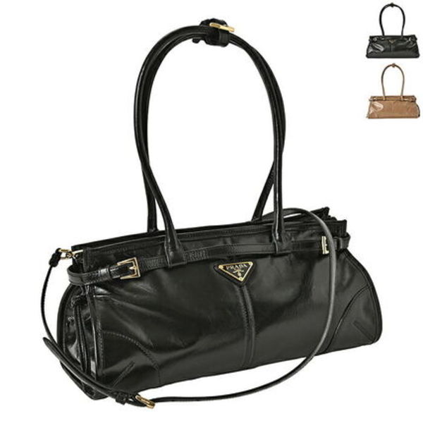 PRADA ハンドバッグ ボニー ミディアム レザー