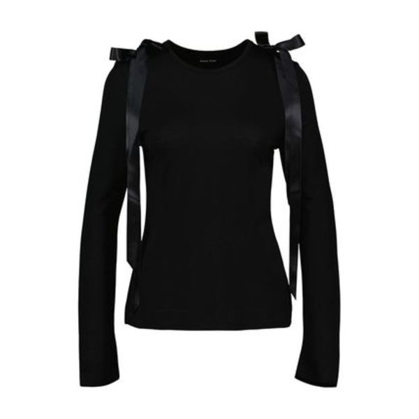 Bow Tail T Shirt - Simone Rocha - Synthetic - Black