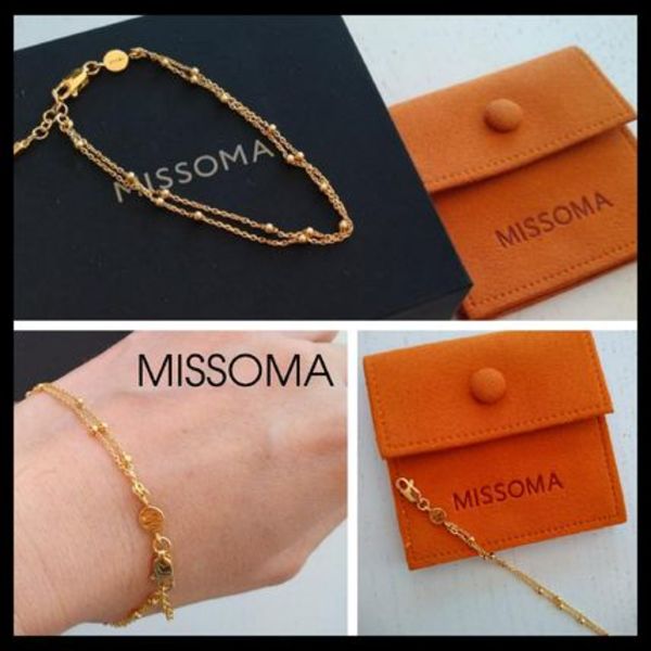 【MISSOMA】直営/正規店 DOUBLE CHAIN ブレスレット