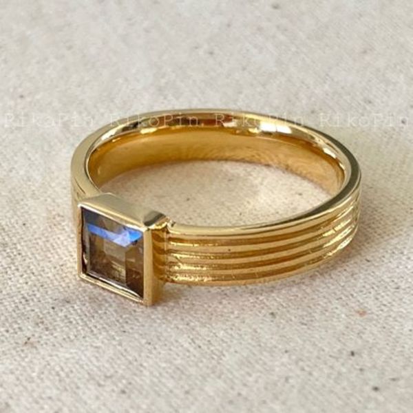 【TEMPLE OF THE SUN】Sparta ゴールドリング/天然石/Greca
