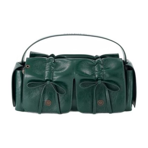 Multipocket Lux Shoulder Bag - Acne Studios - Leather - Gree