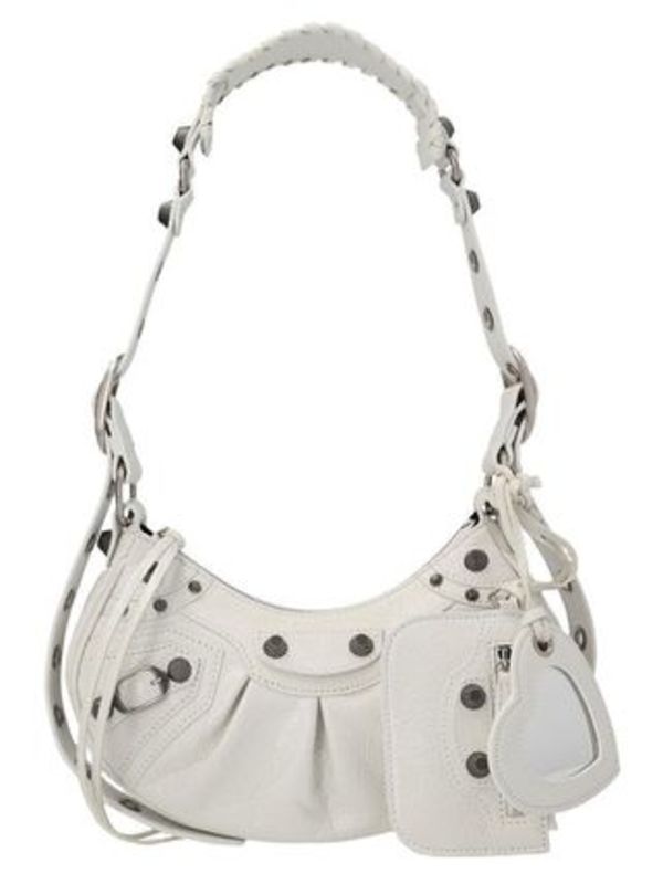 最安値挑戦中★BALENCIAGA★LE CAGOLE ショルダーバッグ★WHITE