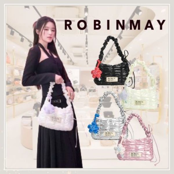 追跡有★ROBINMAY 2WAY チャーム付 シュリンク ショルダーバッグ