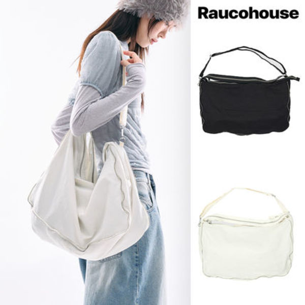 【Raucohouse】Zippered big cross bag
