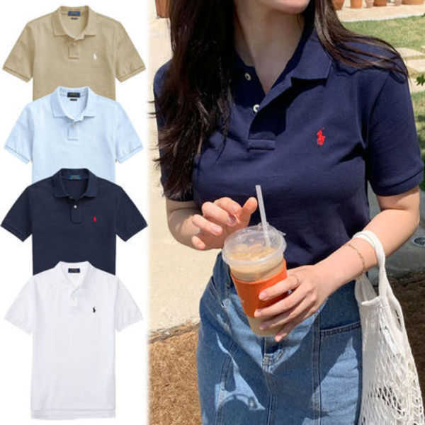 [大人もOK][ラルフローレン]●ポロ カラー Tシャツ●