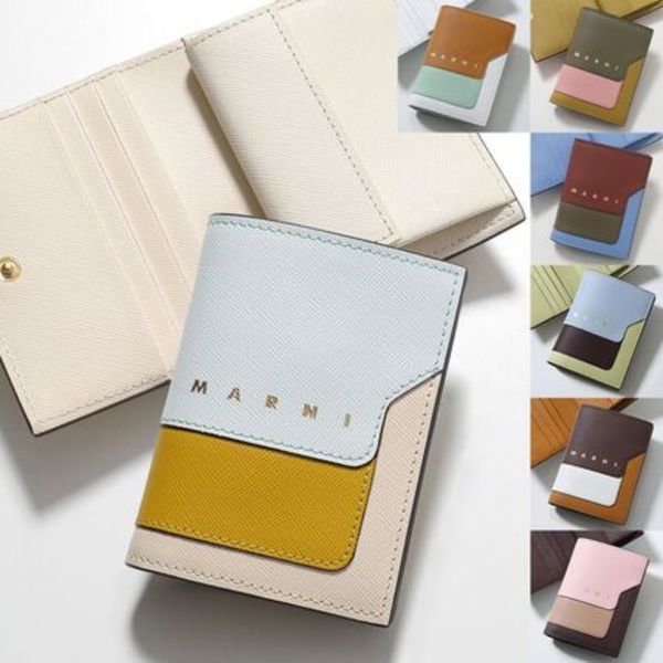 MARNI 二つ折り財布 PFMOQ14U28 LV520 小銭入れあり
