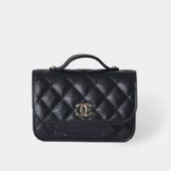 気品漂うキャビアスキン☆【CHANEL】ビジネスアフィニティミニ♪