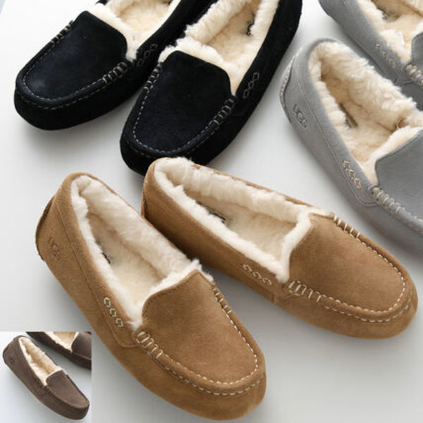 UGG スリッポン W ANSLEY 1106878 スウェード ボア