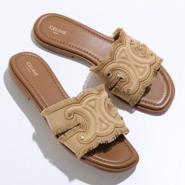 CELINE サンダル MARINA マリナ 362675018C フリンジ ミュール
