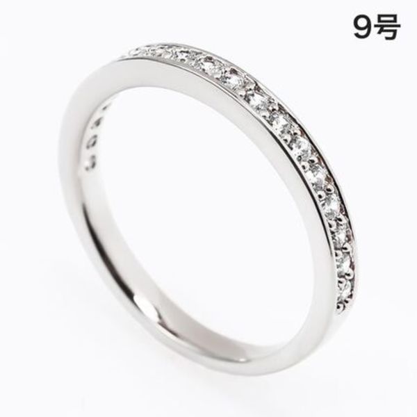 スワロフスキー リング 指輪 9号 レア シルバー 1121065