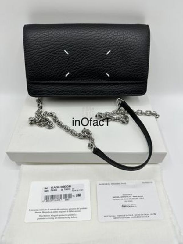 新品正規品 メゾンマルジェラ チェーンウォレット ショルダー