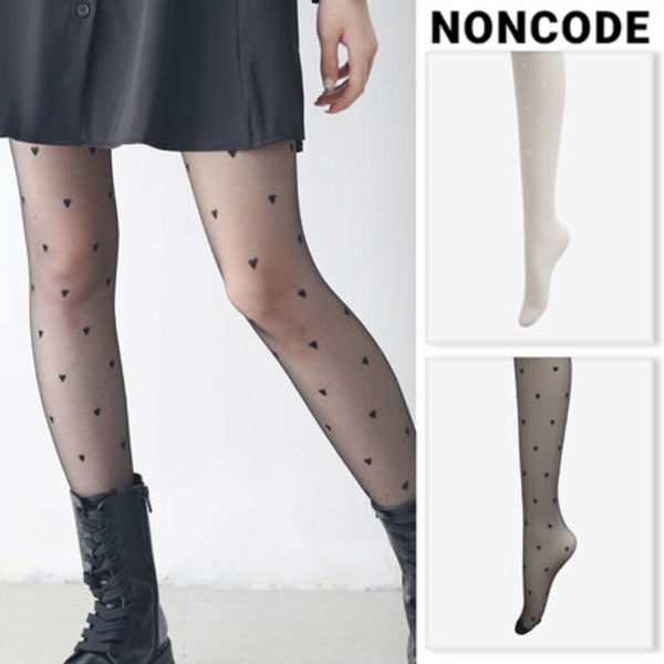 【NONCODE】Moninta Heart See-Through Stockings