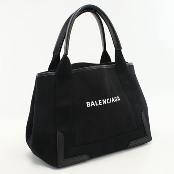 BALENCIAGA トートバッグ 339933  ネイビーカバス【ランク:A】