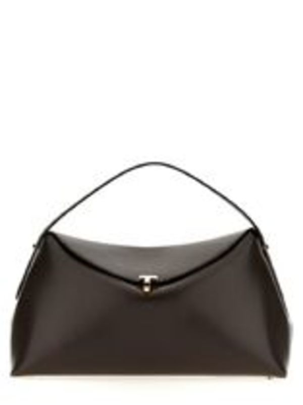 関税込/国内発送《TOTEME》T-Lock Leather Top-Handle Bag