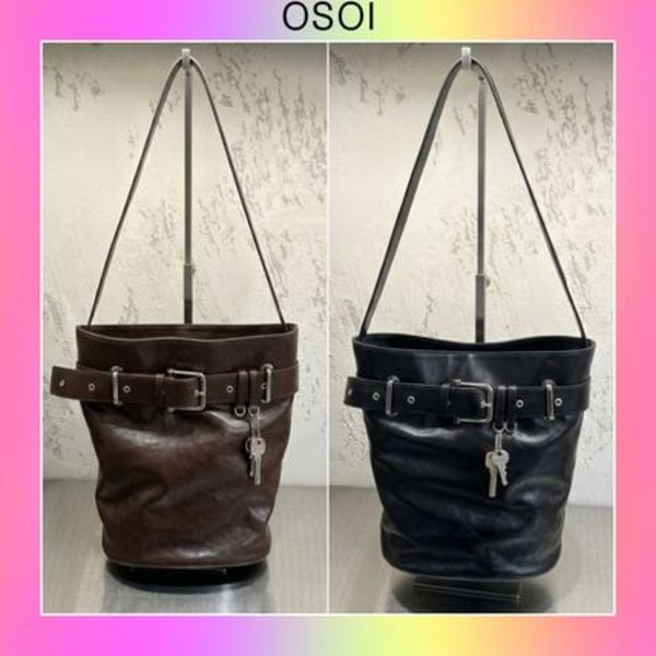 【OSOI】韓国人気★ BUCKET BROCLE BAG