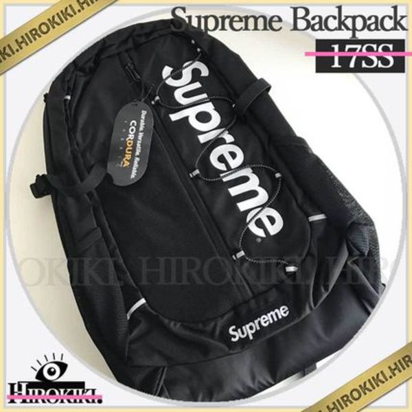 17SS★Supreme Backpack Box Logo バックパック Black 黒