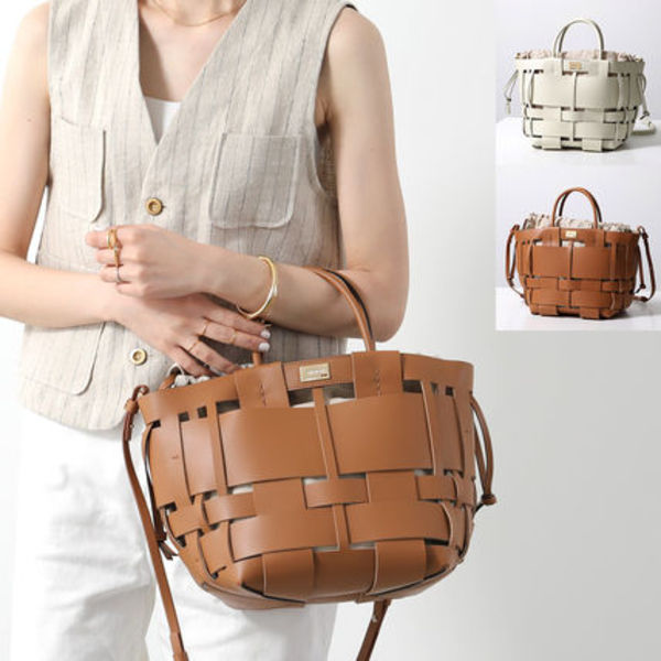ZANCHETTI トートバッグ WOVEN MIDI SHOPPER WMSH 736